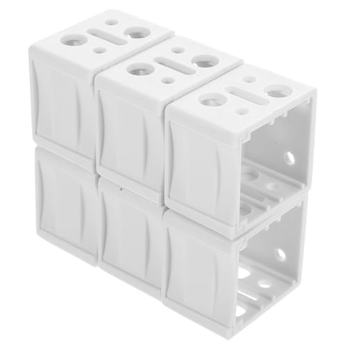 COLLBATH 30 Stück Teiliges Mini Montagehalter aus Hochwertigem für Jalousien Weiße Fensterrahmenhalter für Innen und Außenmontage Kompakt und Einfache Befestigung von Lamellenjalousien von COLLBATH