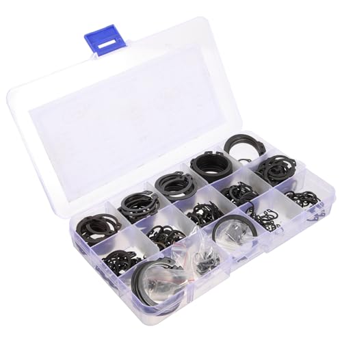 COLLBATH 315 Stück Teiliges Mangan Stahl Sicherungsring Sortiment Außen-sprengringe für Wellen und Achsen Langlebige Stahl-clips Kompakt und Vielseitig für Lager Zahnräder Riemenscheiben COLLBATH 315 Stück Teiliges Mangan Stahl Sicherungsring Sortiment Außen-sprengringe für Wellen und Achsen Langlebige Stahl-clips Kompakt und Vielseitig für Lager Zahnräder Riemenscheiben von COLLBATH