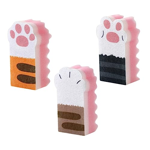 COLLBATH 3stücke Katzenkrallenschwamm Für Küche Verdickter Reinigungsschwammtuch Spülschwamm Aus Hochwertigem Material Effektives Reinigungsmittel Für Geschirr COLLBATH 3stücke Katzenkrallenschwamm Für Küche Verdickter Reinigungsschwammtuch Spülschwamm Aus Hochwertigem Material Effektives Reinigungsmittel Für Geschirr von COLLBATH