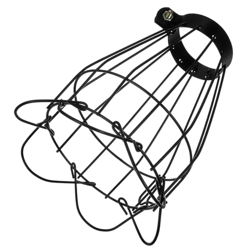 COLLBATH 3er-packung Lampenschirm Aus Keramik Lampenschutz Vintage-glühbirnen Laterne Industrielle Klemme Am Lampenschirm Bauernleuchte Floraler Lampenschirm Deckenventilator An Black Eisen von COLLBATH
