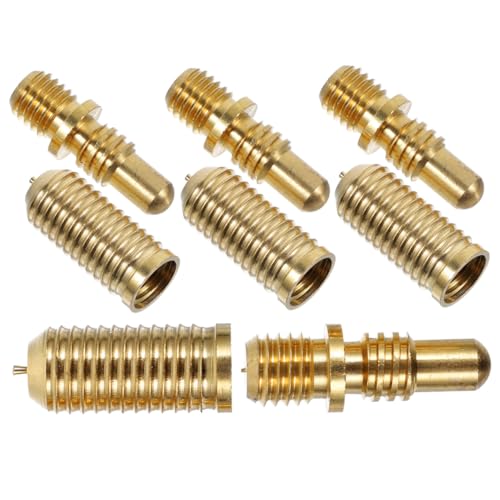COLLBATH 4 Sätze Pool Queue Schrauben Kupfer Ersatzteile Pool Cue Joint Zubehör Rostbeständig Installieren Stabile Verbindung für Billard Queue Verlängerung von COLLBATH