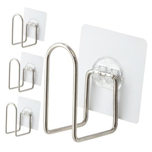 COLLBATH 4 Stück Edelstahl Wandmontage Topfdeckelhalter Teiliges Stanzfreie Küchenhalterung mit Verstellbaren Fächern Multifunktionaler Schneidebrett und Deckelhalter Platzsparend und COLLBATH 4 Stück Edelstahl Wandmontage Topfdeckelhalter Teiliges Stanzfreie Küchenhalterung mit Verstellbaren Fächern Multifunktionaler Schneidebrett und Deckelhalter Platzsparend und von COLLBATH