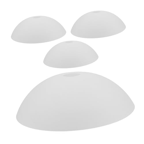 COLLBATH 4 Stück PVC Halbrund Lampenschirme Leicht Robust Minimalistisches Design für Deckenleuchten Pendelleuchten Ersatz Stilvolle Schlafzimmerdekoration COLLBATH 4 Stück PVC Halbrund Lampenschirme Leicht Robust Minimalistisches Design für Deckenleuchten Pendelleuchten Ersatz Stilvolle Schlafzimmerdekoration von COLLBATH