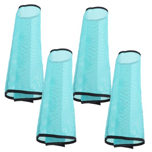 COLLBATH 4 Stück Pferdebein Schutzhülle Fliegengamaschen Pferde Feines Netz Fliegengamaschen Pferdebeinschützer Pferdebeine Schützen Pferdebeinabdeckungen Locker Sitzende von COLLBATH