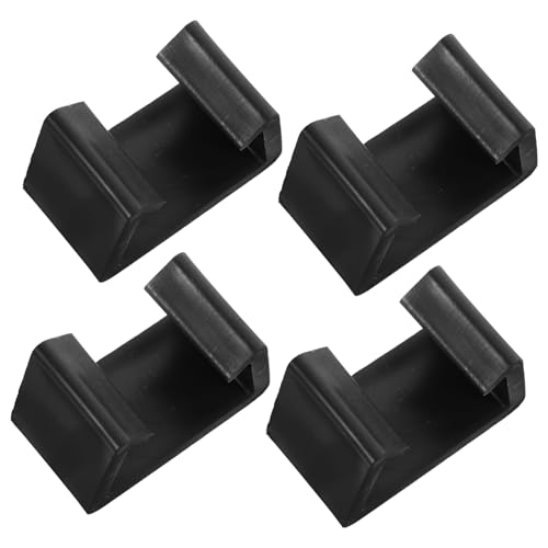 COLLBATH 4 Stück Stabile Möbelklemmen Clips für Rattanmöbel Einfache Sofa und Stuhlbefestigung für Wohnräume und Schwarz von COLLBATH