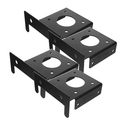 COLLBATH 4 Stück Teiliges Edelstahl Pfostenanker Wetterfester Holzpfostenhalter für Terrassen Pergola Geländer Rostbeständige Metallbasis für Stabile Außenmontage von COLLBATH