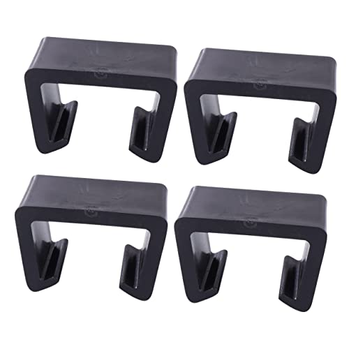 COLLBATH 4 Stück Teiliges Möbelclip für Stühle aus Rattan Strapazierfähige Sofa Befestigung Accessoire für Zuhause Büro und Geschäfte Schwarz von COLLBATH