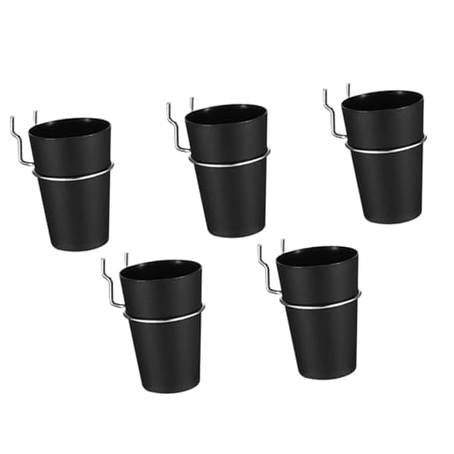 COLLBATH 5 Sätze Lochwand Becherhalter mit Haken Robuste Aufbewahrung für Schrauben Stifte Kleinteile für Werkstatt Garage Büro Bastelraum Einfache Montage ohne Bohren von COLLBATH