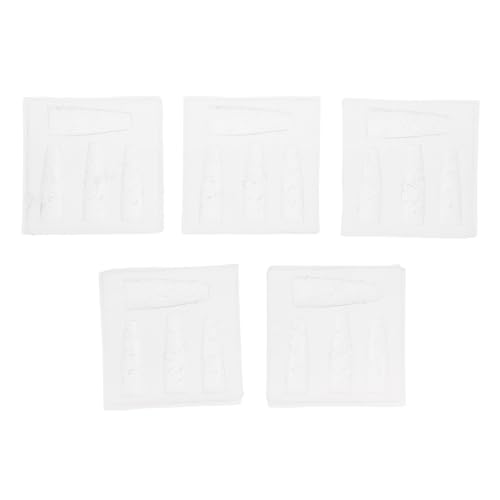 COLLBATH 5 Stück Blumen Nagelkunst Silikonform Flexible Nail Art Moulds für Gel Resin und Uv Polish Wiederverwendbar Leicht zu Reinigen für DIY Nail Designs und Professionelle Anwendungen von COLLBATH