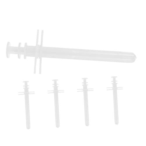 COLLBATH 5 Stück Teiliges Haustier Medikamenten Feeder mit Weichen Fütterungsschläuchen Benutzerfreundlicher Push Mechanismus Komfortable Spitze für Hunde Katzen Welpen und Kätzchen von COLLBATH