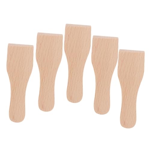 COLLBATH 5 Stück Teiliges Kleine Holzspatel aus Natürlichem Holz Ergonomisch Geformt Robuste und Verschleißfeste Küchenutensilien Praktischer Butter Cremespachtel für Backen und Kochen COLLBATH 5 Stück Teiliges Kleine Holzspatel aus Natürlichem Holz Ergonomisch Geformt Robuste und Verschleißfeste Küchenutensilien Praktischer Butter Cremespachtel für Backen und Kochen von COLLBATH