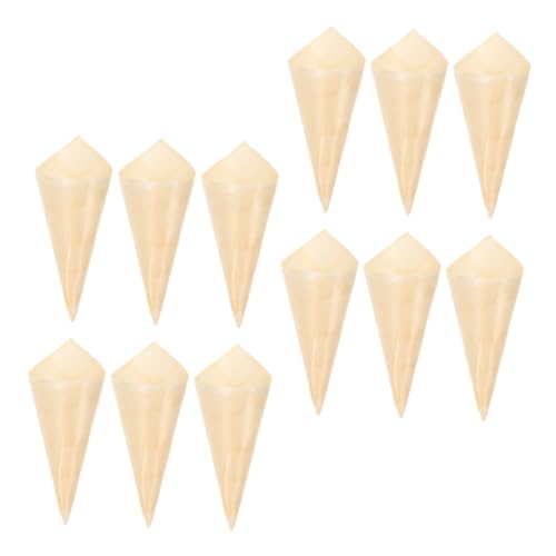 COLLBATH 50 Stück Einweg-holz-eistüten Umweltfreundliche Biologisch Abbaubare Süßigkeitenbecher für Party Snackverpackung Sichere Cups COLLBATH 50 Stück Einweg-holz-eistüten Umweltfreundliche Biologisch Abbaubare Süßigkeitenbecher für Party Snackverpackung Sichere Cups von COLLBATH