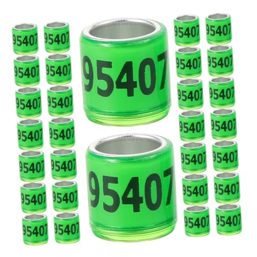 COLLBATH 50 Stück Pigeon Fußringe aus Identifikationsringe für Tauben Hühner Papageien und Vögel Bunte und Praktische Beinringe für Zucht und Wettkampf COLLBATH 50 Stück Pigeon Fußringe aus Identifikationsringe für Tauben Hühner Papageien und Vögel Bunte und Praktische Beinringe für Zucht und Wettkampf von COLLBATH