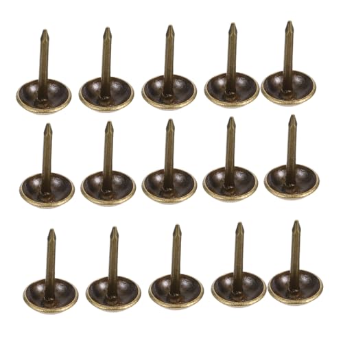 COLLBATH 500 Stück Große Kopfnägel aus Stabilem Eisen Dekorative Polsternägel für Möbel Vintage Möbel Ziernägel mit Nahtlosem Finish für Sofa Sessel und Bettdekoration von COLLBATH