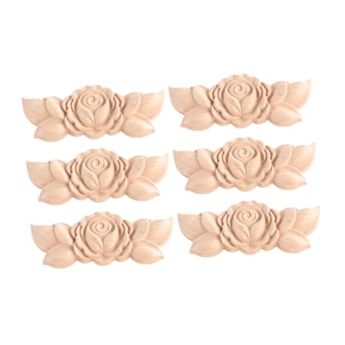 COLLBATH 6 Stück Holzapplikationen Unlackierte Möbelornamente aus Massivem Holz für Möbeldekoration Eckverzierungen für Schrank Tür Bett und Europäischer Langlebig und Vielseitig Einsetzbar COLLBATH 6 Stück Holzapplikationen Unlackierte Möbelornamente aus Massivem Holz für Möbeldekoration Eckverzierungen für Schrank Tür Bett und Europäischer Langlebig und Vielseitig Einsetzbar von COLLBATH