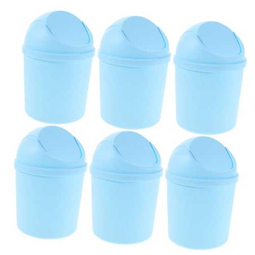 COLLBATH 6 Stück Kleine Tisch-abfalleimer aus Robustem Kunststoff mit Schwenkbarem Deckel Kompakter Mini-mülleimer für Schreibtisch Küche Bad und Büro Platzsparend und Leicht zu Reinigen COLLBATH 6 Stück Kleine Tisch-abfalleimer aus Robustem Kunststoff mit Schwenkbarem Deckel Kompakter Mini-mülleimer für Schreibtisch Küche Bad und Büro Platzsparend und Leicht zu Reinigen von COLLBATH