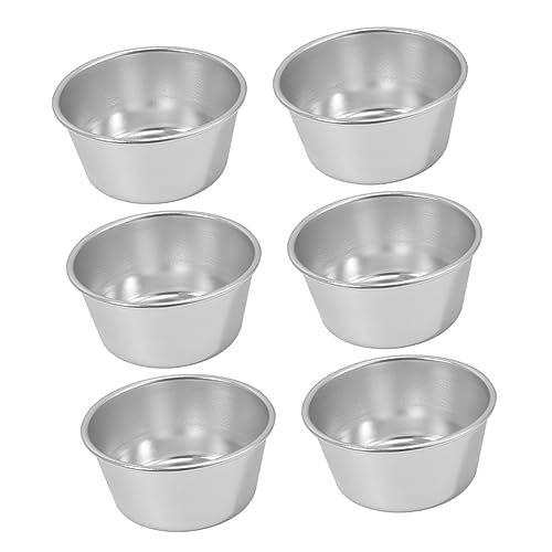 COLLBATH 6 Stück Antihaftbeschichtete Muffinförmchen Mehrzweck-puddingformen Eierkuchenformen Metall Backformen Für Kuchenbackformen von COLLBATH