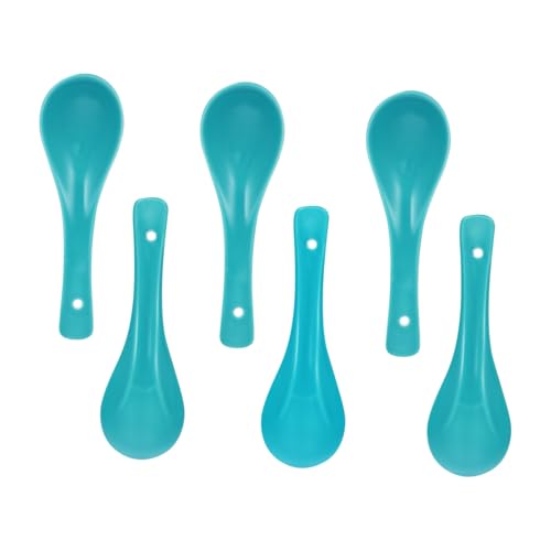 COLLBATH 6 Stück Teiliges Keramik suppenlöffel Himmelblau Glatte Kanten Poliert für Restaurant Catering und Familienessen Verarbeitet Vielseitig Einsetzbar als Reis Dessertlöffel COLLBATH 6 Stück Teiliges Keramik suppenlöffel Himmelblau Glatte Kanten Poliert für Restaurant Catering und Familienessen Verarbeitet Vielseitig Einsetzbar als Reis Dessertlöffel von COLLBATH
