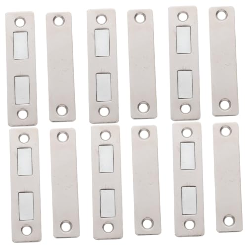 COLLBATH 6 Stück Teiliges Magnetschnäpper für Schranktüren aus Edelstahl Verdeckt und Doppelt Magnetisch mit Haltekraft Einfache Montage mit Klebepad und Schrauben Geeignet für Küchen- COLLBATH 6 Stück Teiliges Magnetschnäpper für Schranktüren aus Edelstahl Verdeckt und Doppelt Magnetisch mit Haltekraft Einfache Montage mit Klebepad und Schrauben Geeignet für Küchen- von COLLBATH