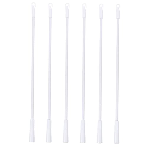 COLLBATH 6 Stück Teiliges Set Jalousiestangen aus Aluminiumlegierung Gardinenaccessoire für Vertikale Jalousien Platzsparend und Installieren von COLLBATH