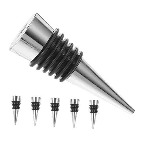 COLLBATH 6 Stück Weinflaschenverschluss Vakuumverschluss Auslaufsicher Luftdicht Weinstopper Korken Für Zuhause Bar Weinflaschen Frische Erhalt Aromaschutz COLLBATH 6 Stück Weinflaschenverschluss Vakuumverschluss Auslaufsicher Luftdicht Weinstopper Korken Für Zuhause Bar Weinflaschen Frische Erhalt Aromaschutz von COLLBATH