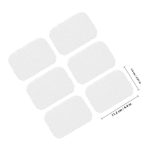 COLLBATH 6 Stück rutschfeste PVC seifenablage mit Ablauf Kompakter Anpassbarer Seifensparer für Bad Dusche Küche Poröses Atmungsaktives Material Kratzfest Schonend für Hände von COLLBATH