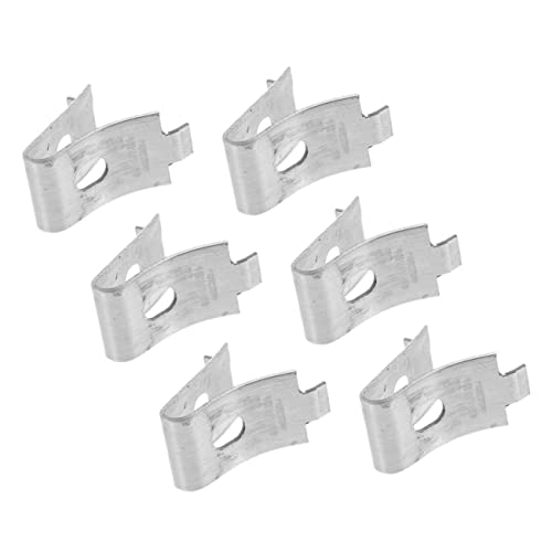 COLLBATH 6st Regal Halter Kühlschrank-clips Schrank Heringe Pilaster-clips Clip Für Regalhalterungen Pilaster-regal-clips Regalhalter Stifte Schrankrahmen Einstellbar Rostfreier Stahl von COLLBATH