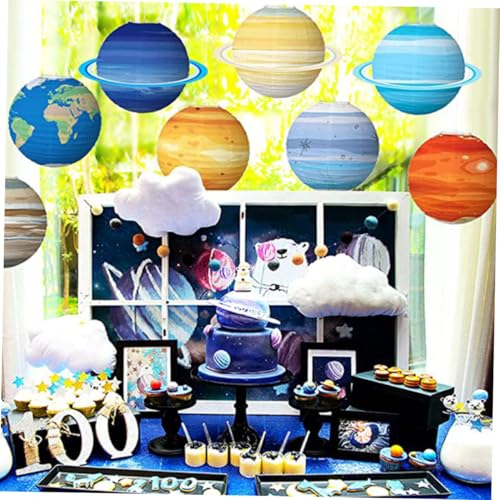 COLLBATH 8 Stück Papierlaternen Weltraum Plüschplaneten Dekorationen Planeten Für Sonnensystem Papierplaneten Hängende Geburtstagsplanetenlaternen Weltraum Mottoparty Mini LED COLLBATH 8 Stück Papierlaternen Weltraum Plüschplaneten Dekorationen Planeten Für Sonnensystem Papierplaneten Hängende Geburtstagsplanetenlaternen Weltraum Mottoparty Mini LED von COLLBATH