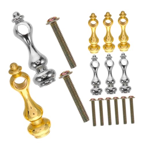 COLLBATH 8stücke Metallbeschläge Für Möbel Geländerverbindung Zapfen Für Glasgeländer Metallpfostenendkappe Geländerpfostenkappe Passend Für Schrankmöbel von COLLBATH