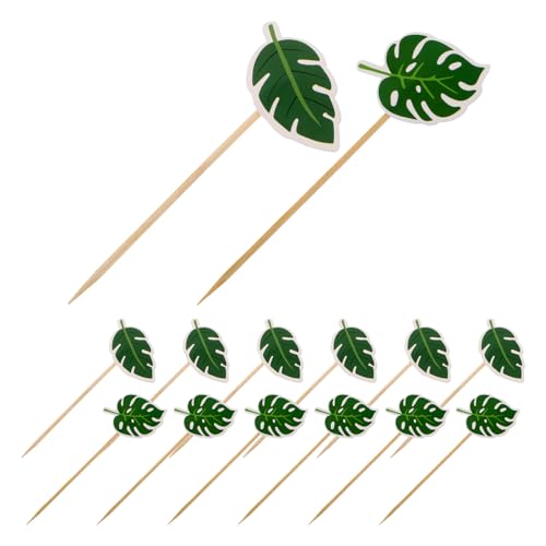 COLLBATH 80 Stück Kuchendekorationszubehör Kuchendeckel mit Strandthema Dschungelkuchendekorationen Sommerpartykuchendekorationen Kucheneinsatzdekoration Blätter Cupcake Topper Papier Grün COLLBATH 80 Stück Kuchendekorationszubehör Kuchendeckel mit Strandthema Dschungelkuchendekorationen Sommerpartykuchendekorationen Kucheneinsatzdekoration Blätter Cupcake Topper Papier Grün von COLLBATH
