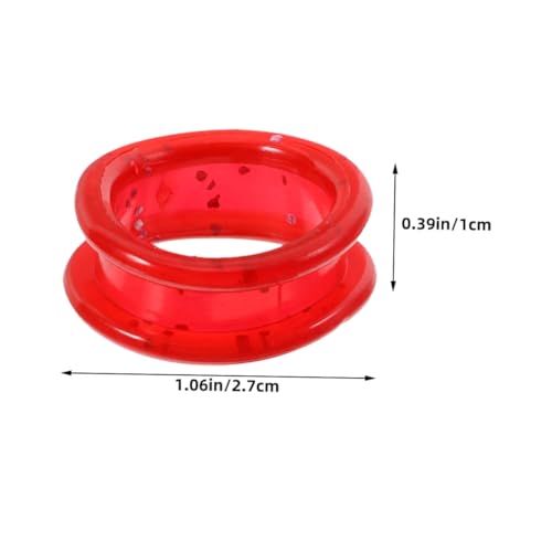 COLLBATH 80 Stück Scheren Finger Ringe Anti-rutsch Finger Schutzeinsätze für Haustierpflege Scheren Komfortable Schutzringe für Friseurscheren Verbesserte Griffkontrolle und Langanhaltender von COLLBATH