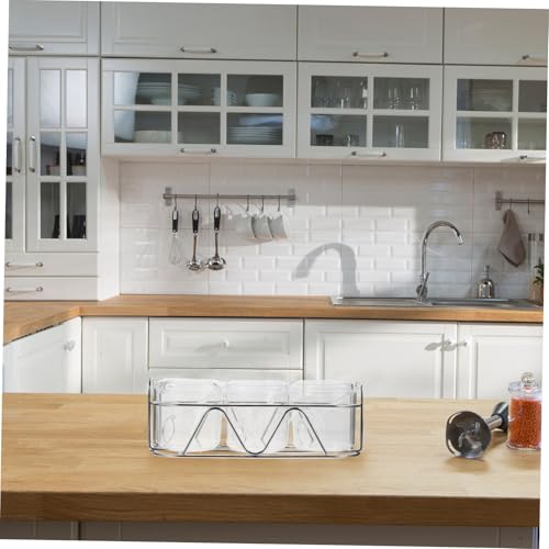 COLLBATH Acryl Gewürzbehälter Transparent mit Gestell Luftdichter Salz Zuckerbehälter Hygienische Vorratsdosen für Küche Restaurant Gewürzbox Praktische Aufbewahrung von COLLBATH