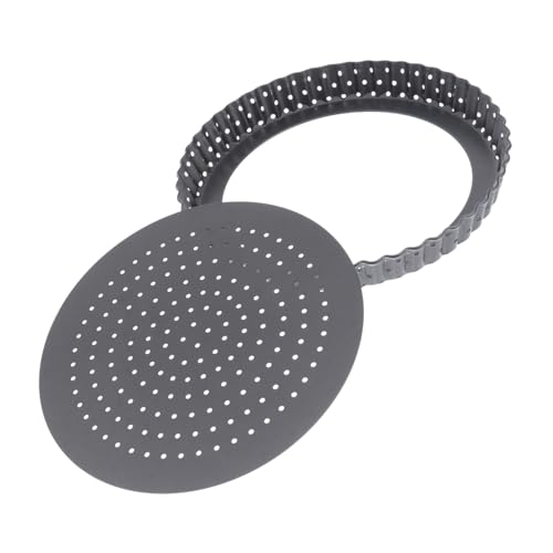 COLLBATH Antihaftbeschichtete Runde Quiche-backform mit Perforiertem Hebeboden aus Kohlenstoffstahl Hitzebeständig und Leicht zu Reinigen für Kuchen und Herzhafte Gebäcke COLLBATH Antihaftbeschichtete Runde Quiche-backform mit Perforiertem Hebeboden aus Kohlenstoffstahl Hitzebeständig und Leicht zu Reinigen für Kuchen und Herzhafte Gebäcke von COLLBATH