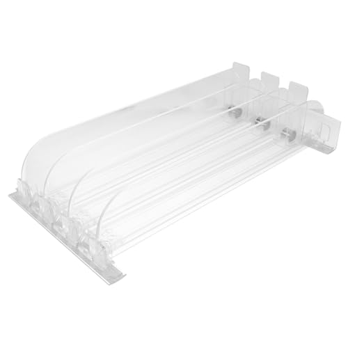 COLLBATH Auto Push Getränke Regal Schieber Transparentes für Supermarkt getränke Kosmetik Organizer Selbstschiebend Einfache Installation Praktische Regal Ordnung von COLLBATH