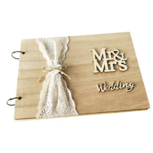 COLLBATH Gästebuch Aus Holz Für Hochzeiten 10 Seiten Brautparty Hochzeitsbedarf COLLBATH Gästebuch Aus Holz Für Hochzeiten 10 Seiten Brautparty Hochzeitsbedarf von COLLBATH