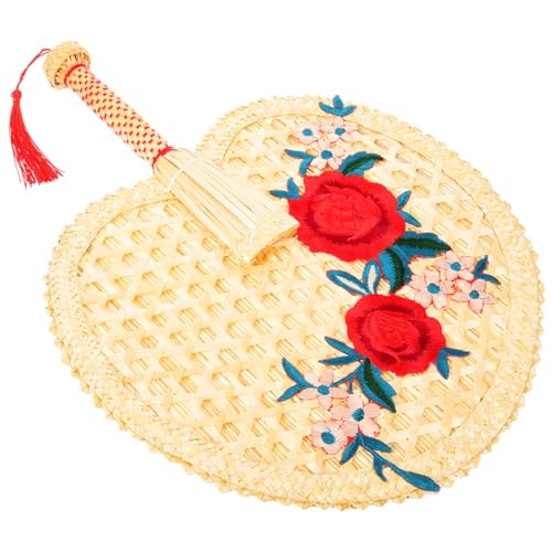 COLLBATH Bambusgeflochtener Fächer im Chinesischen Stil Handgehaltener für Zuhause Tragbarer Vintage Fächer für Sommer Handgefertigter für Partys und Strandaktivitäten COLLBATH Bambusgeflochtener Fächer im Chinesischen Stil Handgehaltener für Zuhause Tragbarer Vintage Fächer für Sommer Handgefertigter für Partys und Strandaktivitäten von COLLBATH