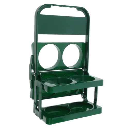 COLLBATH Bier Körbe Flaschenregal Korb Faltbarer Gestell Isolierte Flasche Tragbarer Getränketräger Falten Getränkekistenhalter Löschen Von Flaschenlagerstange Grün Pp von COLLBATH