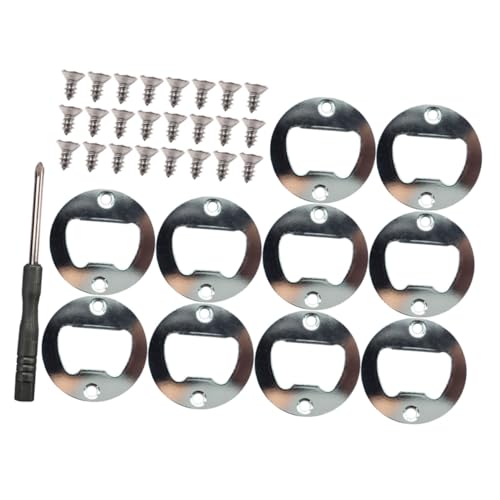 COLLBATH DIY Flaschenöffner Zubehör mit Schrauben und Schraubenzieher Praktische Bierflaschenöffner Ersatzteile für Kreative Bastelprojekte und Individuelle Öffnergestaltung von COLLBATH