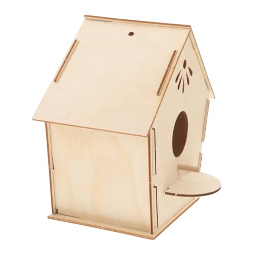 COLLBATH DIY Holz Vogelhaus Bausatz Unbemaltes Holzspielzeug für Kreatives Malen und Basteln für Junge Mädchen Fördert Fantasie und Geschicklichkeit Halbkreis Design COLLBATH DIY Holz Vogelhaus Bausatz Unbemaltes Holzspielzeug für Kreatives Malen und Basteln für Junge Mädchen Fördert Fantasie und Geschicklichkeit Halbkreis Design von COLLBATH