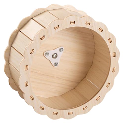 COLLBATH Laufrad Aus Holz Für Hamster Eichhörnchen Kleintiere Kauspielzeug Hamsterzubehör Spielzeug Ohne Grate Runden Kanten COLLBATH Laufrad Aus Holz Für Hamster Eichhörnchen Kleintiere Kauspielzeug Hamsterzubehör Spielzeug Ohne Grate Runden Kanten von COLLBATH