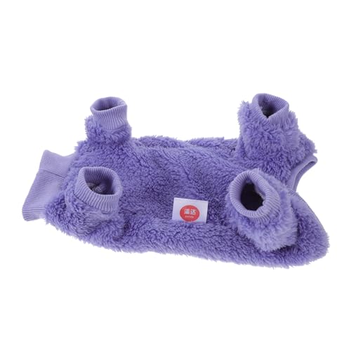 COLLBATH Doppelseitige Fleece-Katzenkleidung Plüsch Katzenpullover Sphynx-Katzenkleidung Winter winterlicher katzenmantel Warmer Katzenmantel Katze Winterjacke Samt Violett COLLBATH Doppelseitige Fleece-Katzenkleidung Plüsch Katzenpullover Sphynx-Katzenkleidung Winter winterlicher katzenmantel Warmer Katzenmantel Katze Winterjacke Samt Violett von COLLBATH