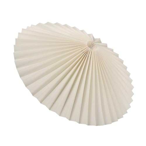 COLLBATH Drehbarer Stoff lampenschirm in Faltenoptik Lampenschirm für Tischlampe und Stehlampe Langlebig Dekorativ für Wohn Hotelzimmer von COLLBATH