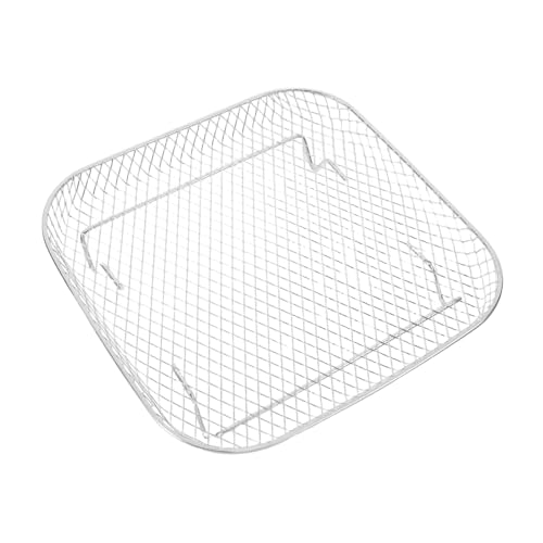 COLLBATH Edelstahl Airfryer Einlagig Grillrost Dämpfrost Ölablauf Backofen Zubehör Stapelbar Hitzebeständig Vielseitig für Dämpfen Braten Dörren und Grillen von COLLBATH