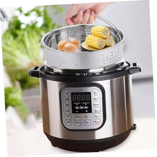 COLLBATH Edelstahl Dampfgarer Einsatz mit Doppelgriffen Hitzebeständiger Dampfeinsatz für Gemüse Fisch Reis und Fleisch Vielseitiger Dämpfkorb Passend für Töpfe über Leicht zu Reinigen und COLLBATH Edelstahl Dampfgarer Einsatz mit Doppelgriffen Hitzebeständiger Dampfeinsatz für Gemüse Fisch Reis und Fleisch Vielseitiger Dämpfkorb Passend für Töpfe über Leicht zu Reinigen und von COLLBATH