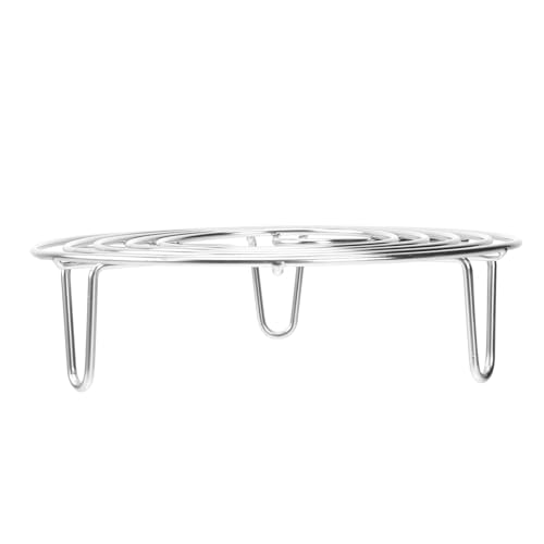 COLLBATH Edelstahl Dampfgarer Rost Food Steamer Rack Dämpfeinsatz Wok Rack Stabiler Topf Dämpfer Küchenzubehör Für Langlebiges Kochen und Hohe Belastbarkeit von COLLBATH