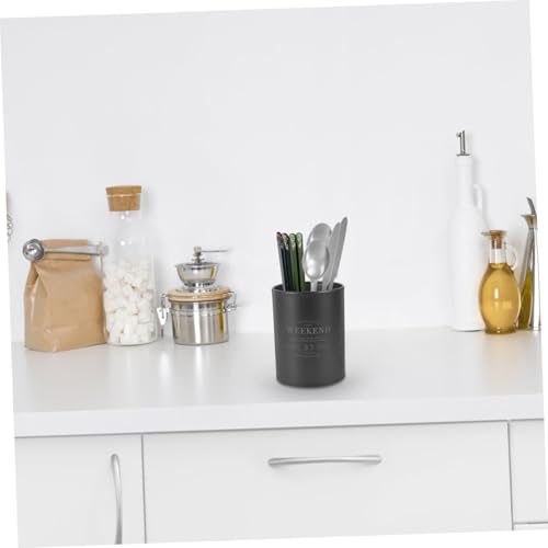 COLLBATH Edelstahl Essstäbchenhalter Küchenutensilien Organizer mit Ablauffunktion Löffel und Besteckbehälter für Küchenarbeitsplatten Modernes Design Robust und Pflegeleicht von COLLBATH