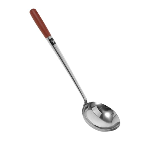 COLLBATH Edelstahl Kochlöffel mit Langem Griff Großer Schöpflöffel zum Servieren und Kochen Vielseitiger Wok-schöpflöffel für Suppen Saucen Gebratenen Reis für Küche Restaurant Kantine von COLLBATH