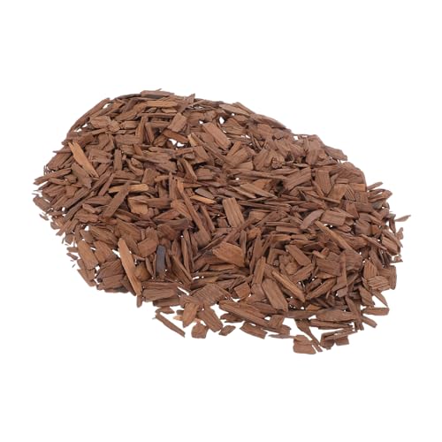 COLLBATH Natürliche Eichenholzstücke 100g Französische Eiche Leicht Geröstet BBQ Räucherchips für Weinherstellung und Grillen Verstärkt Aromen von COLLBATH
