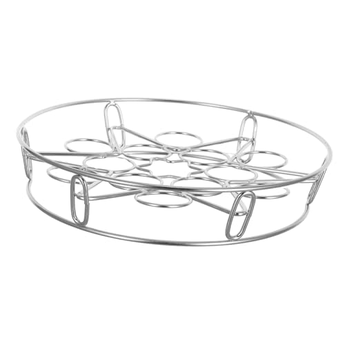 COLLBATH Eierdämpfer Stapelbarer Dampfgarer Stapelbares Dampftablett Für Die Küche Eierdampfgarer Korb Dampfuntersetzer Für Lebensmittel Eierdampfuntersetzerkorb Edelstahl Silber COLLBATH Eierdämpfer Stapelbarer Dampfgarer Stapelbares Dampftablett Für Die Küche Eierdampfgarer Korb Dampfuntersetzer Für Lebensmittel Eierdampfuntersetzerkorb Edelstahl Silber von COLLBATH