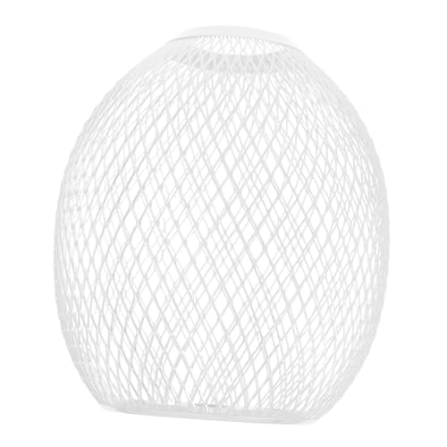 COLLBATH Eisen draht Lampenschirm Trommelform Weiß Sphärisches Metallgitter Robust Für Steh Hängelampen Wohnzimmer Esszimmer Schlafzimmer von COLLBATH